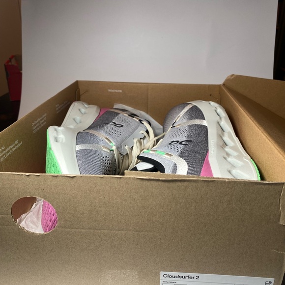 ON Men's Athletic Shoes - Gray and Pink - Picture 10 of 10